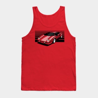 The amazing supercar drawing for clear backgrounds Tank Top